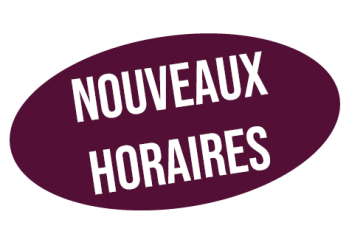 Nouveaux horaires violet