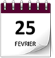 Save the date 25 fev