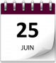 Save the date 25 juin violet 1