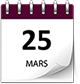 Save the date 25 mars